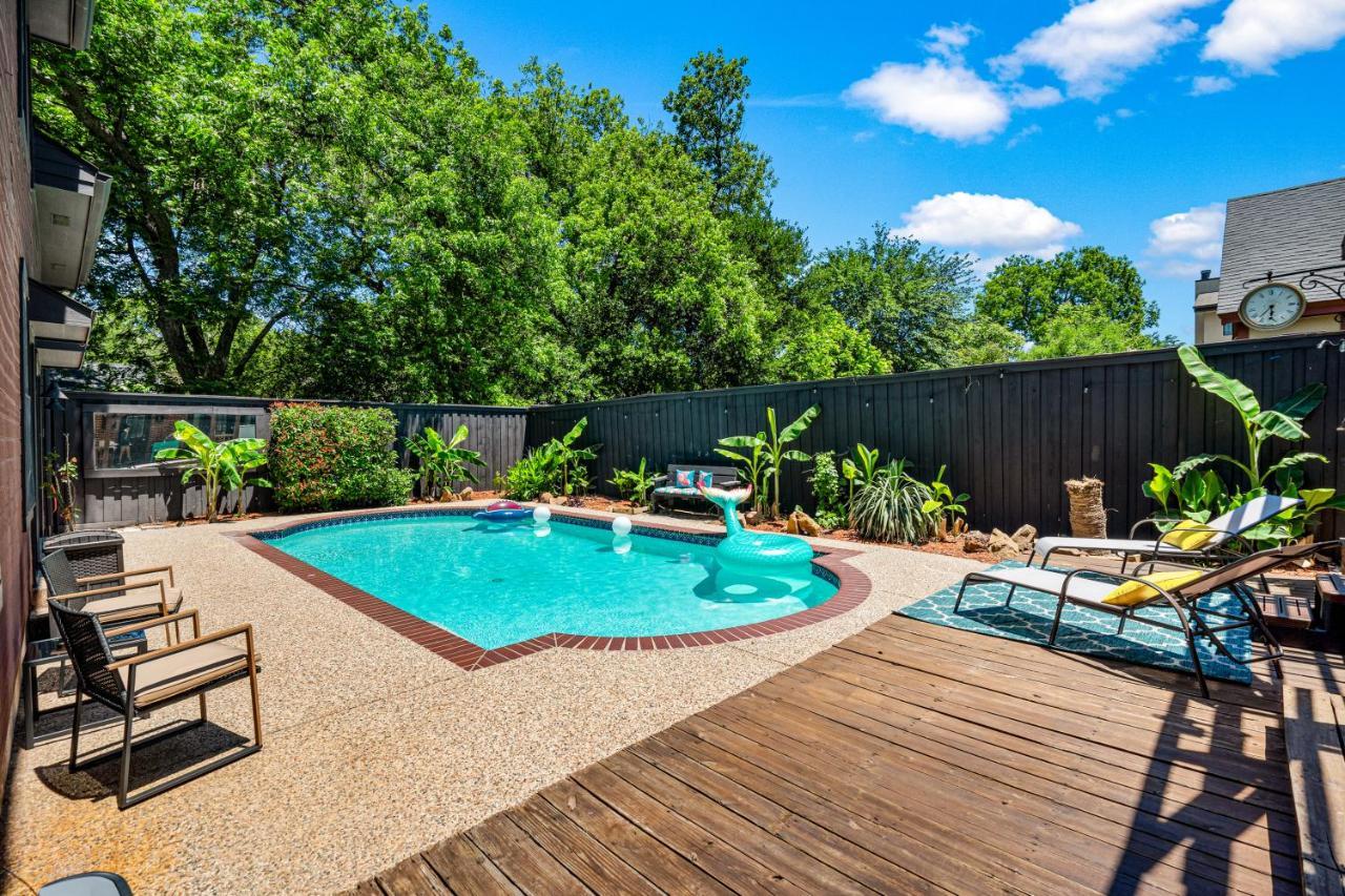 Dallas Oak Lawn Oasis W/ Private Pool, Hot Tub Exterior foto